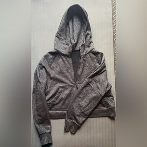 lululemon athletica Metallic Gray Hoodie
